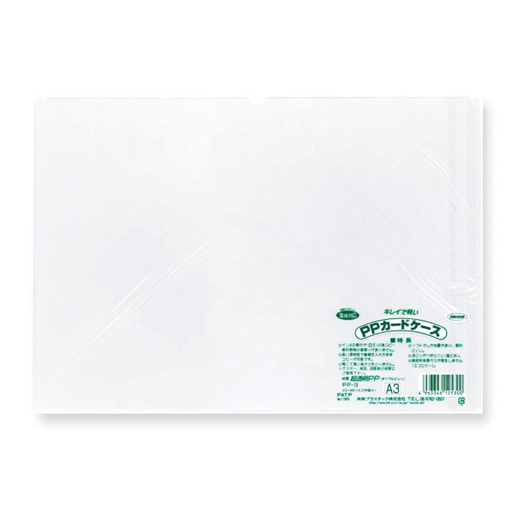 Amazon.co.jp: 共栄プラスチック 下敷 PP カ-ドケ-ス A3 PP-13